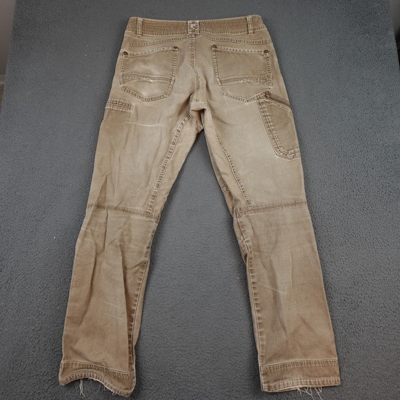 Kuhl The Law Cargo Pants Mens 35x34 Beige Workwear Distressed Frayed Hems - Picture 7 of 11